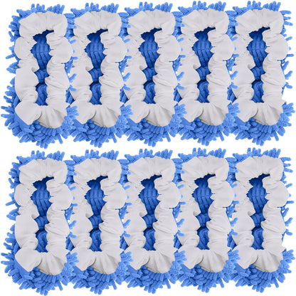 Mop Slippers Socks Floor Cleaning,Microfiber Shoe Covers dust Washable Reusable for Woman Man House Kitchen