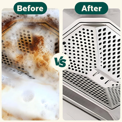 Clean Up Kitchen Oil Stains Spray: Foam Cleaner Spray Cuts Through Baked-On Grease on Ovens Stove Tops Grills - Heavy Duty Kitchen Degreaser & Cleaner for Multi-Surface Cookware & Countertop