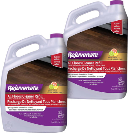Rejuvenate All Floors Cleaner, 32 Ounces, Breaks Down Dirt and Grime, Cleans and Protects Floors Throughout Your Home, Including Sealed Hardwood, Tile, Vinyl, Laminate and More