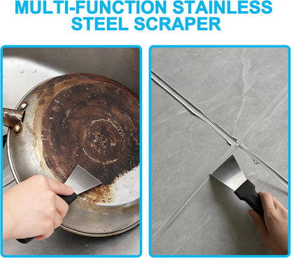 14Pcs Crevice Cleaning Brush Set, Hard Bristle Scrub Brushes Tools, V Shape Grout Cleaner Brush, Multi-Purpose Cleaning Tool for Cleaning Kitchens, Bathrooms, Tile, Sinks, Cups, Straws, and Windows
