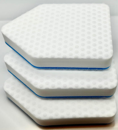Magic Mopper Sponge Eraser Mop Pad | Compatible with Swiffer Wet Jet and 12" Wet Spray Mops | 12-inch Magic Sponge Eraser Mop Pad | 3 Pack