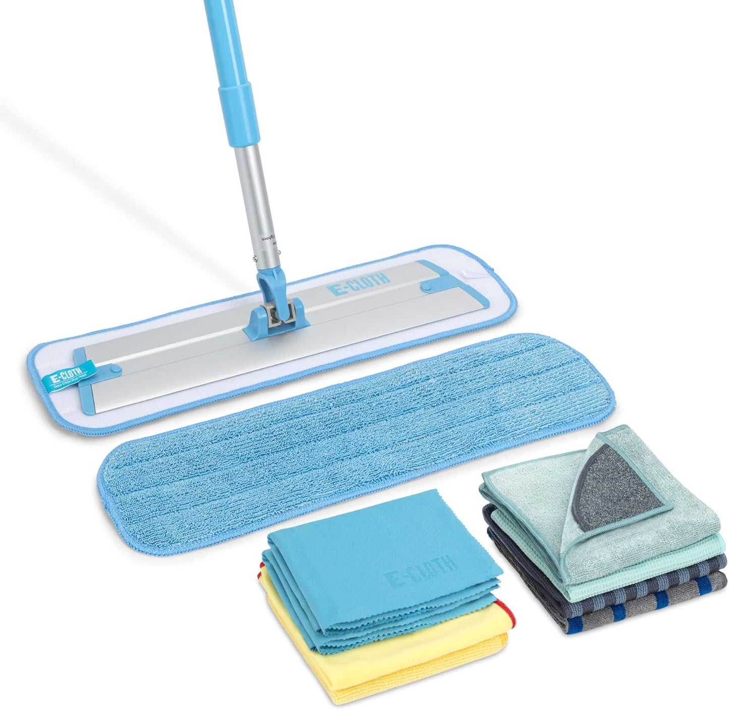 E-Cloth Deep Clean Mop, Microfiber Mop, Perfect Floor Cleaner for Hardwood, Laminate, Tile and Stone Flooring, Washable and Reusable, 100 Wash Promise