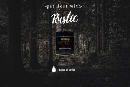 Rustic - 6 oz. Deodorant Powder & Ashtray Deodorizer Designed to Eliminate Ashtray and Smoking Receptacle Odors Caused by Cigarettes Cigars 420 and Pet Odor | Rustic Scent