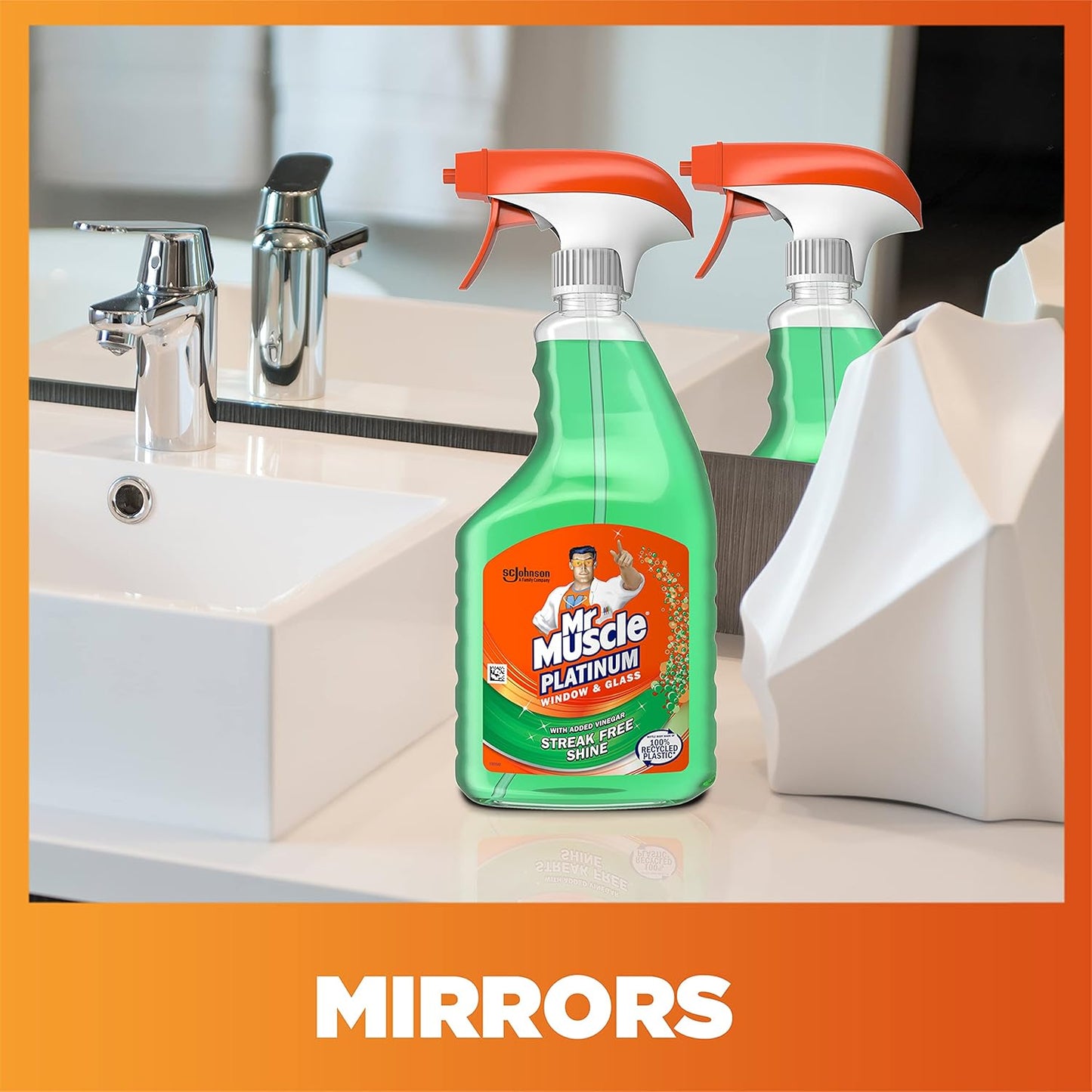 Mr Muscle Platinum Window & Glass Cleaner Spray 750 ml