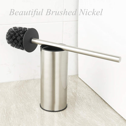 BGL Stainless Steel 304 Black Toilet Bowl Brush and Holder Set Cleaning Tool Holder with Toilet Brush