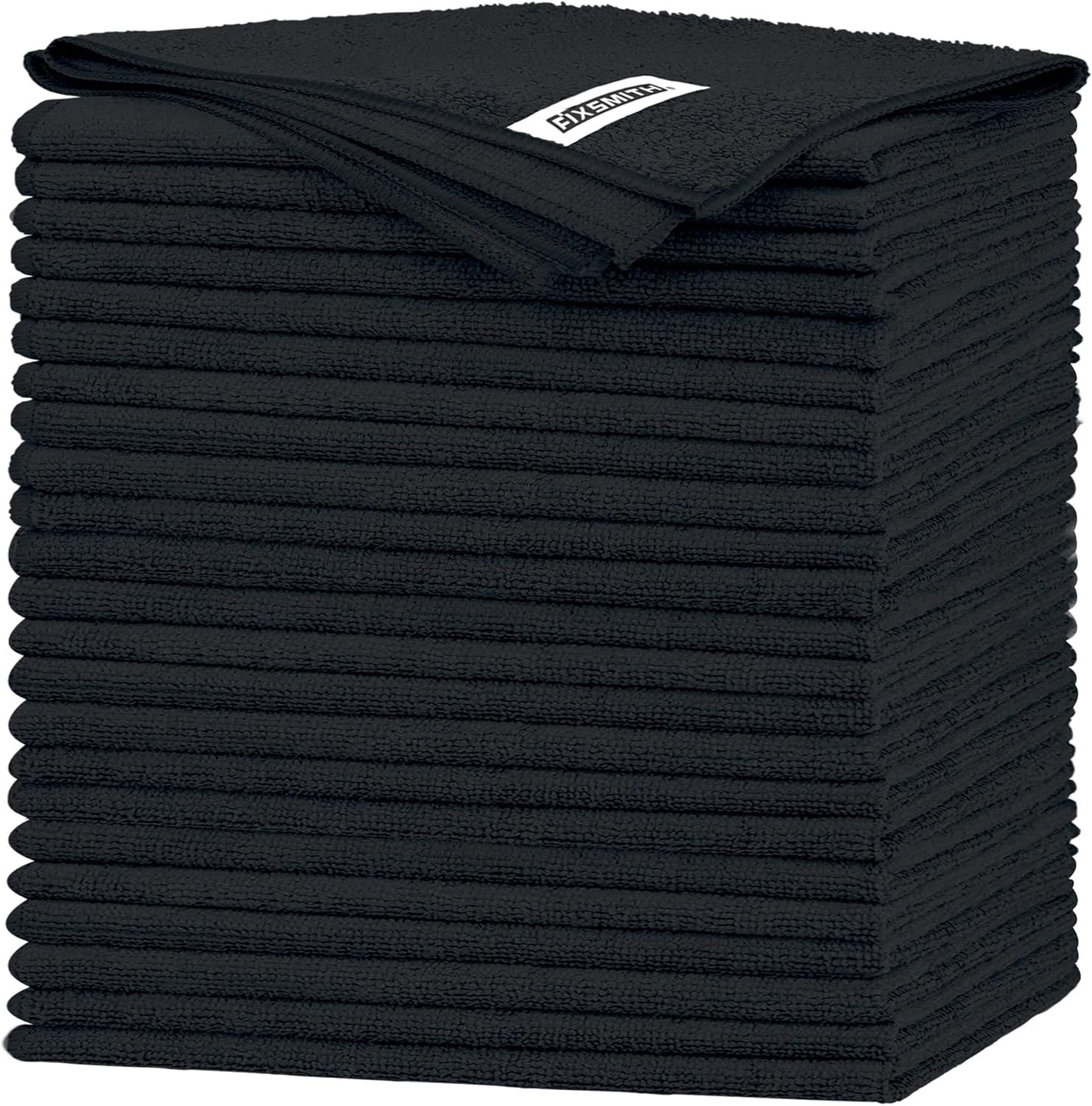 FIXSMITH Microfiber Cleaning Cloth - Pack of 8, Size: 12 x 16 in, Multi-Functional Cleaning Towels, Highly Absorbent Cleaning Rags, Lint-Free, Streak-Free Cleaning Cloths for Car Kitchen Home