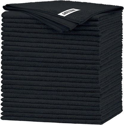 FIXSMITH Microfiber Cleaning Cloth - Pack of 8, Size: 12 x 16 in, Multi-Functional Cleaning Towels, Highly Absorbent Cleaning Rags, Lint-Free, Streak-Free Cleaning Cloths for Car Kitchen Home