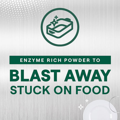 Seventh Generation Power+ Dishwasher Detergent Booster Powder, Blasts Away Stuck-On Food, Fresh Citrus Scent, 27 Oz