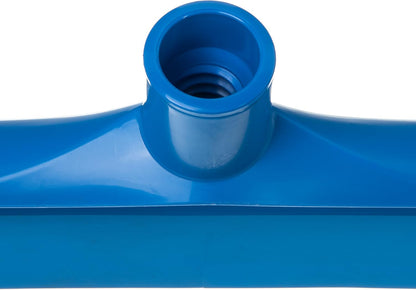 SPARTA 24" Floor Squeegee Replacement Head, Seamless Rubber with Rust-Free Plastic Frame for HACCP Compliance, Heavy-Duty Industrial Use, Thermoplastic Rubber, 24 Inches, Blue