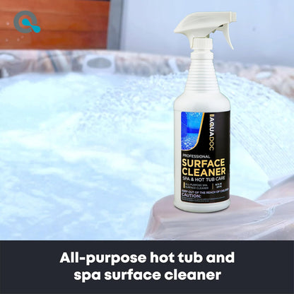 Hot Tub Cleaner Spray 16oz - Spa Surface Cleaner for Hot Tub Chemical Made in the USA - AquaDoc