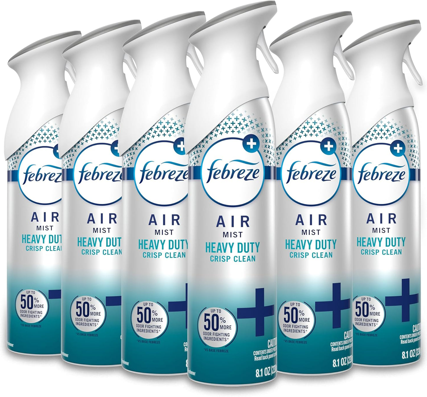 Febreze Air Mist, Air Freshener Spray, Odor Fighting Room Spray, Deodorizer for Home Bathroom Kitchen Office Apartment Dorm Room Classroom, Linen & Sky Scent, 8.1oz (Pack of 6)
