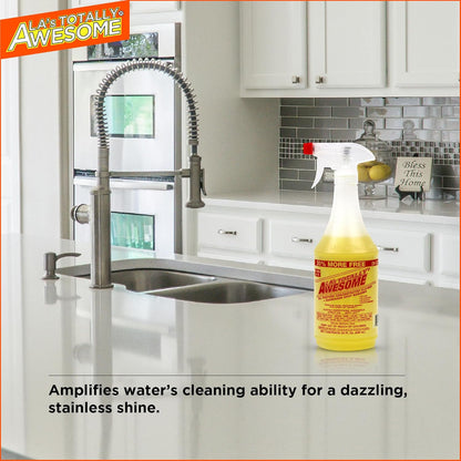 La's Totally Awesome All Purpose Cleaner Combo – 32oz Spray + 64z Refill – Heavy Duty Degreaser & Multipurpose Cleaner for Home, Kitchen, Bathroom, Floors & More