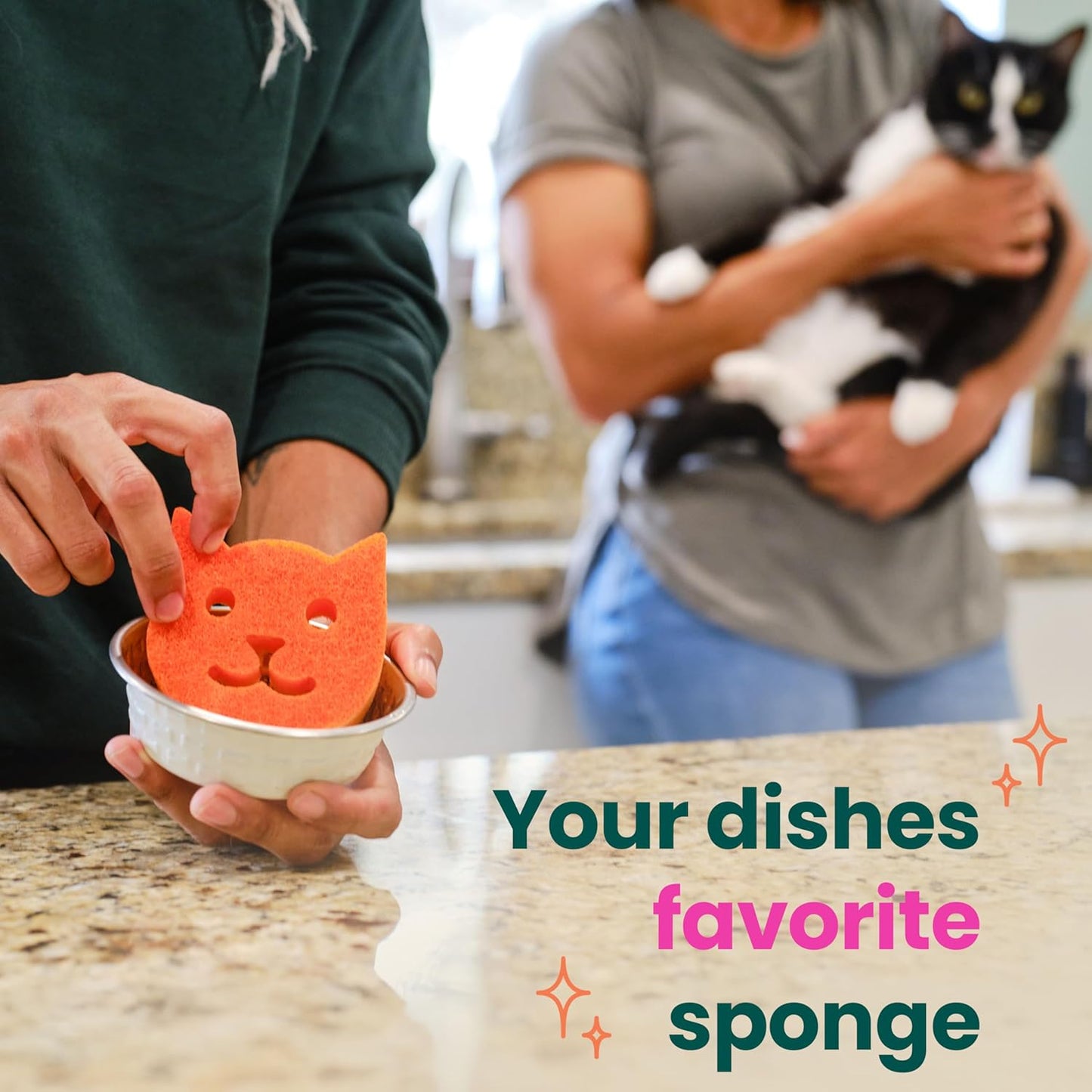 Scotch-Brite Doggone Tidy Non-Scratch Scrub Sponge, Two- Sided, Limited Edition, 1 Sponge