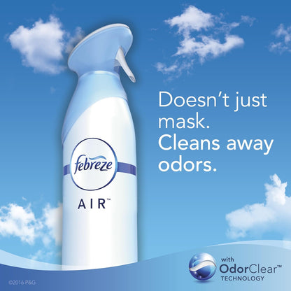 Febreze Air Mist Air Freshener Spray, Odor-Fighting Room Spray, Air Fresheners for Home and Bathroom and Kitchen, Aerosol Can, Gain Island Fresh Scent, 8.8oz, (Pack of 2)