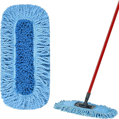 3 Pack Dust Mop Replacement Head for O-Cedar Dual-Action Dust Mop Pads Refills Microfiber Duster Mop Head Replacements Hardwood Floors Cleaning Washable Replace Pads No Handle