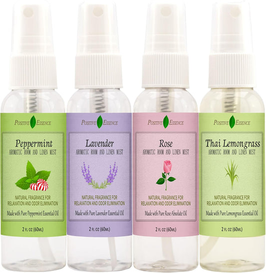 Lavender Room and Pillow Spray, Natural Aromatherapy Sleep Spray with Lavender Essential Oil for Relaxation, Fabric & Bedding Mist, Non-Aerosol Odor Neutralizer