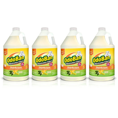 OdoBan Disinfectant Concentrate and Odor Eliminator, Made in the USA, Lavender Scent, 1 Gallon
