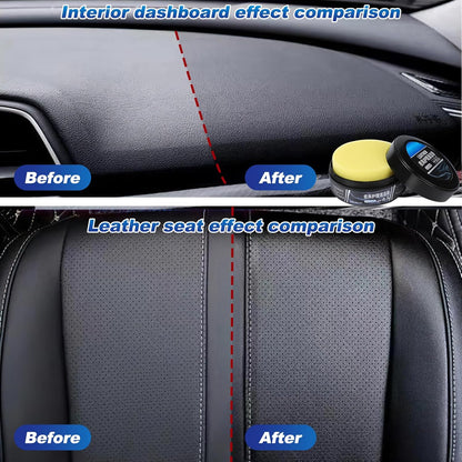 Leader Cleaning and Care Cream & Cleaning Paste for Leather Care, Multifunctional Leather Cleaning Cream, Car Leather Repair Cream, Automotive Interior and Furniture Leather Cleaning Cream(1PC, 260g)