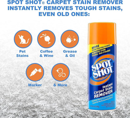 Spot Shot Professional Instant Carpet Stain Remover with Trigger Spray, 32 OZ