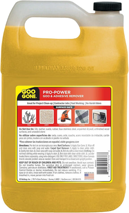 Goo Gone Pro-Power - Professional Strength Adhesive Remover - 32 Fl. Oz. Jug