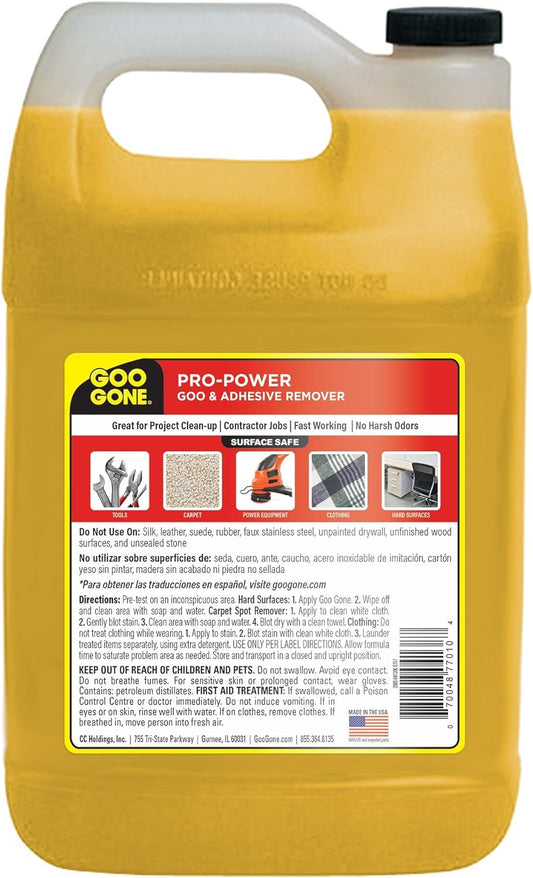 Goo Gone Pro-Power - Professional Strength Adhesive Remover - 32 Fl. Oz. Jug