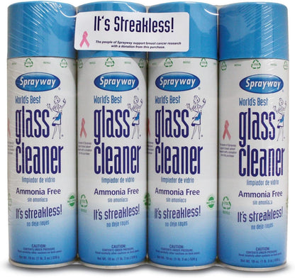 Sprayway Glass Cleaner - 6 Cans