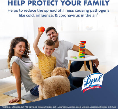 Lysol Bundle containing x2 Lysol Disinfectant Spray for Hard and Soft Surfaces, Crisp Linen, 19 Fl. Oz + Lysol Air Sanitizer Spray, For Air Sanitization and Odor Elimination, White Linen, 10 Fl. Oz