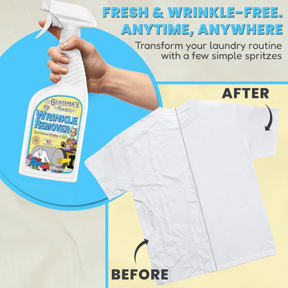 Grandma's Secret Spot Remover Laundry Spray - Chlorine, Bleach and Toxin-Free for Clothes - Fabric Stain Remover Removes Oil, Paint, Blood and Pet Stains - 16 oz & 2 oz Combo, DuoPack