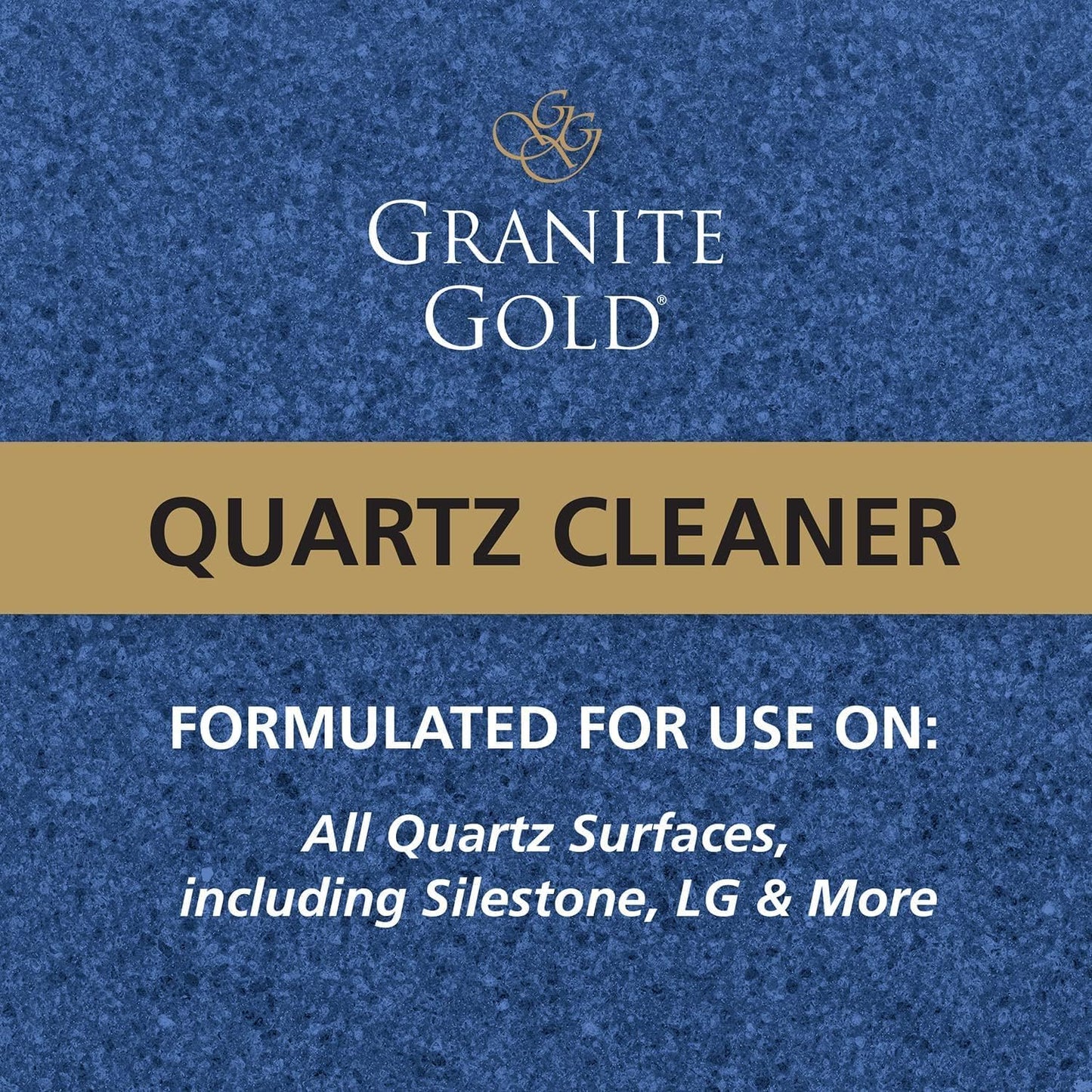 Granite Gold Quartz Cleaner Spray for Caesarstone, Cambria, Silestone and All Other Quartz Countertop Surfaces, 64 Fluid Ounces and 2 x 24 Fluid Ounces
