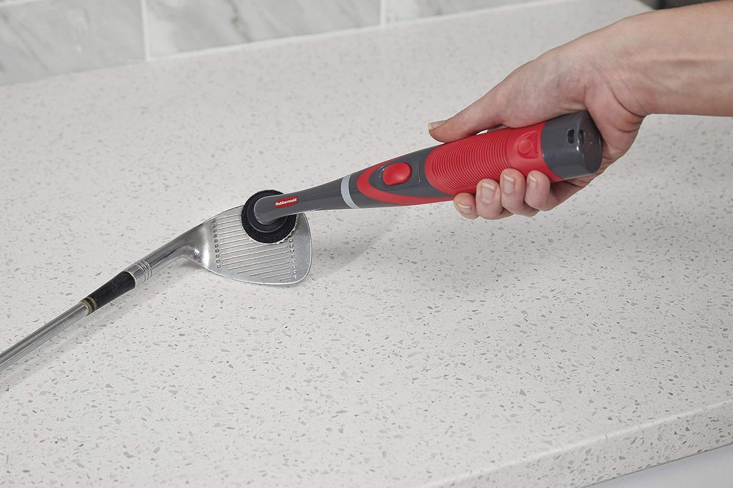 Rubbermaid Reveal Power Scrubber Attachable Grout Head, for Cordless Electric Battery Powered Scrub Brush, Ideal for Bathroom/Tile/Counter/Shower/Tub/Tight Corners & Spaces