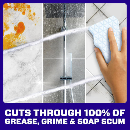 Mr. Clean Magic Eraser Foaming Sponge, All Purpose Cleaner, Dawn Cleaning Power, Wall Cleaner, Sneaker Cleaner, Oven Cleaner, Kitchen, Bathroom, Shower Cleaning Supplies, Scrubber, Ultra Foamy, 5ct