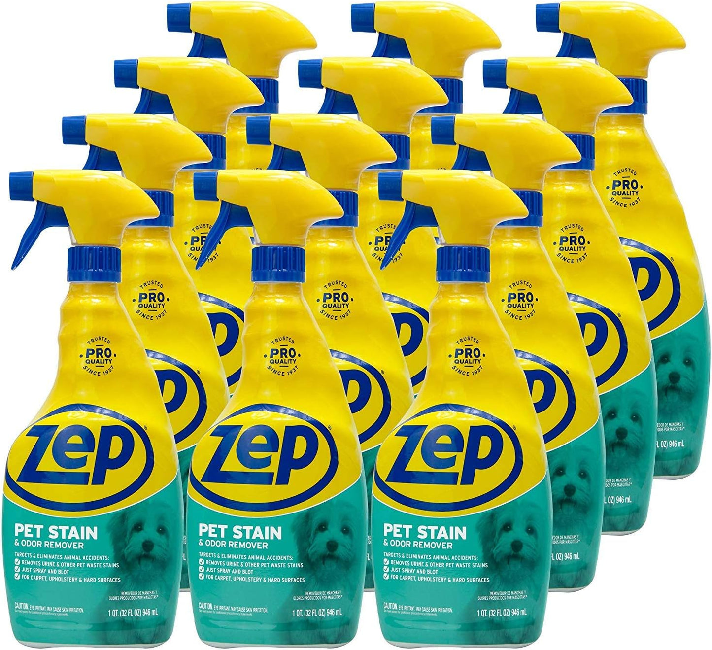 Zep Pet Stain and Odor Remover 32 oz ZUPETODR32 (Cases of 4)