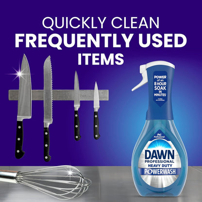 Dawn PRO Heavy Duty Powerwash, Bulk Foaming Dish Spray for Cleaning Burnt-On Grease in Commercial Kitchens, 16 fl oz (Case of 6)