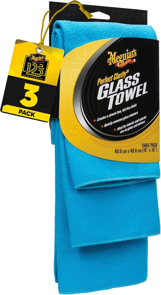 Meguiar's Ultimate Glass Cleaner & Water Repellent - Premium Glass and Window Cleaner for Quick Cleaning with Hydrophobic Technology that Acts as a Rain Repellent Improving Visibility in Rain - 16oz