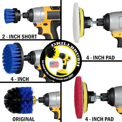 Electric Spin Scrubber Kitchen Cleaning Set with Multi-Purpose Cleaner Paste - Lemon Lime Scented, Stainless Steel Appliance, Oven, Stove Top, Microwave, Sink, Counter Top, Grout, Baseboard Cleaner
