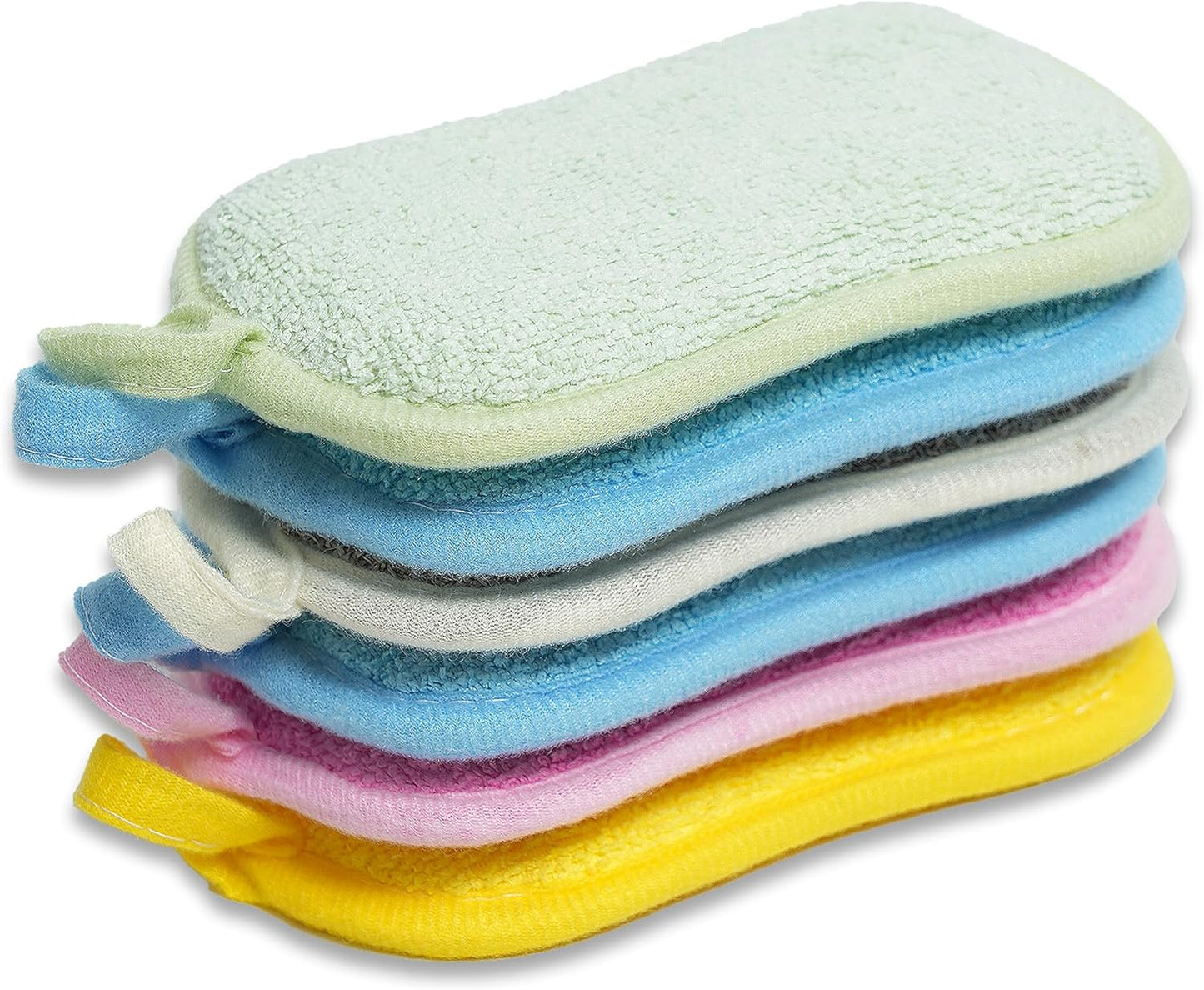 Dish Sponge Kitchen Sponges,Scrub Sponges,Double Sided Cleaning,Non Scratch,Ultra fine Fiber Wiping+Stainless Steel Wire to Remove Stubborn Stains,Durable Thickening (Large 6-Pack)