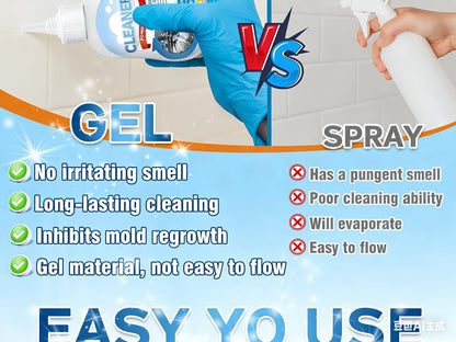 Home Remover Gel,8 Fl Oz Washing Machine Cleaner for Grout Caulk, Bathroom, Shower, Bathtub, Refrigerator Cleaning Solution, Front Load Washer Gasket, Grout Cleaner