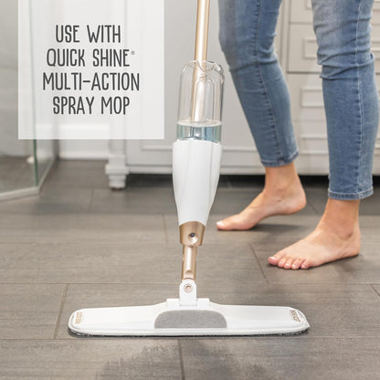Quick Shine Hard Surface Pet Floor Cleaner 27 oz, 6Pk | Ready to Use, Removes Dirt, Streak Free, No Rinse | Hardwood, Laminate, Luxury Vinyl Plank LVT, & Tile | Safer for Kids, Pets & Our Environment