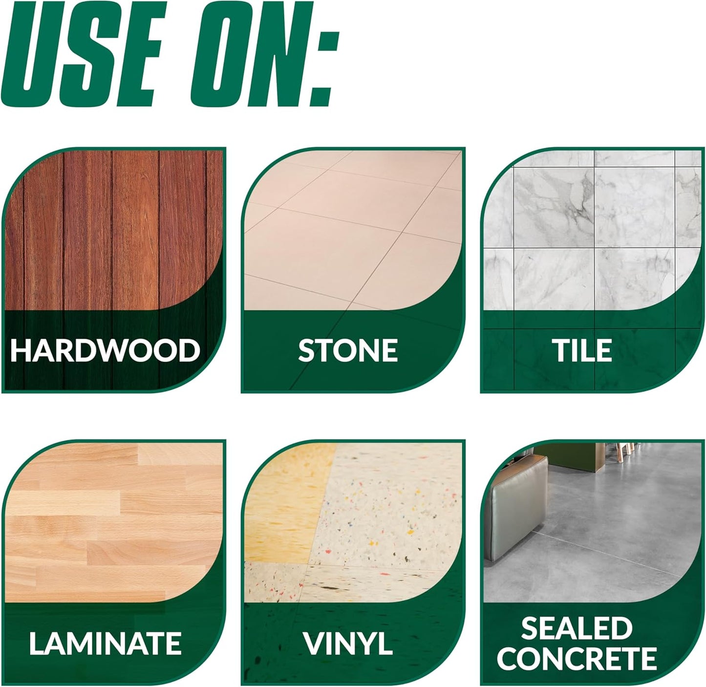 Multi-Surface Floor Care - Cleans Hardwood, Vinyl, Laminate, Tile, Concrete and Other Wood - pH Neutral Floor Cleaner 32oz