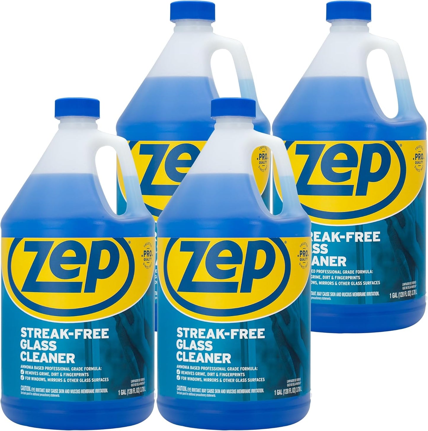 Zep, ZU1120128, Streak-Free Glass Cleaner, 128 ounce