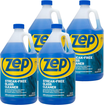 Zep, ZU1120128, Streak-Free Glass Cleaner, 128 ounce