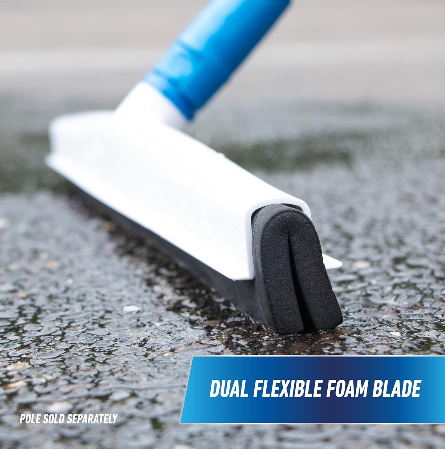 Unger - 961350 Professional AquaFlex Uneven Surface Floor Squeegee with Splash Guard, 22"
