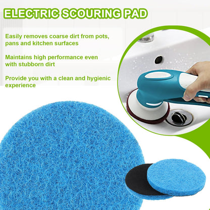 16pcs Kitchen Pads Power Scrubber Pads Set Electric Scrubber Replacement Scouring Pads fit for Dremel Versa Scouring Pads,Green