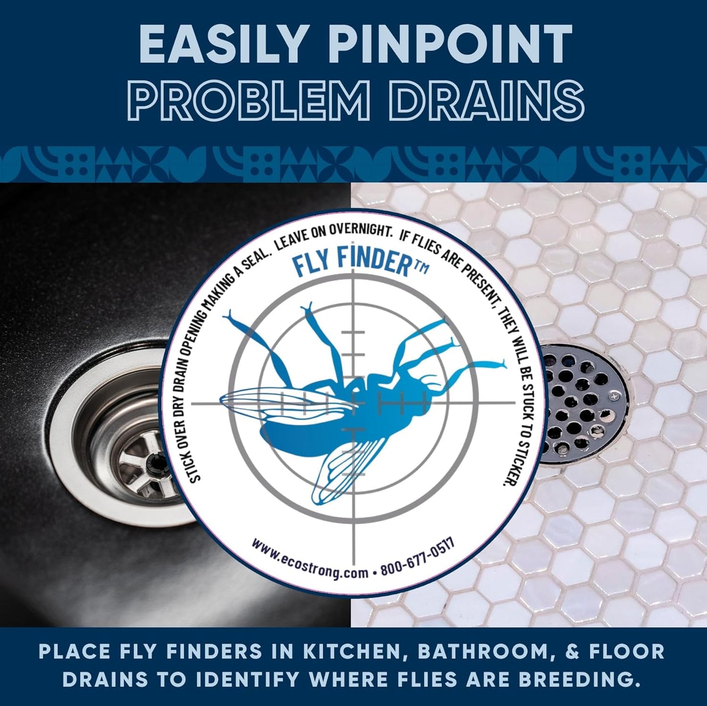 Fruit Fly Drain Treatment | Drain Fly Eliminator | All-Natural, Eliminates Gnats, Sewer Flies and More - Works in All Drains - 1 Gallon