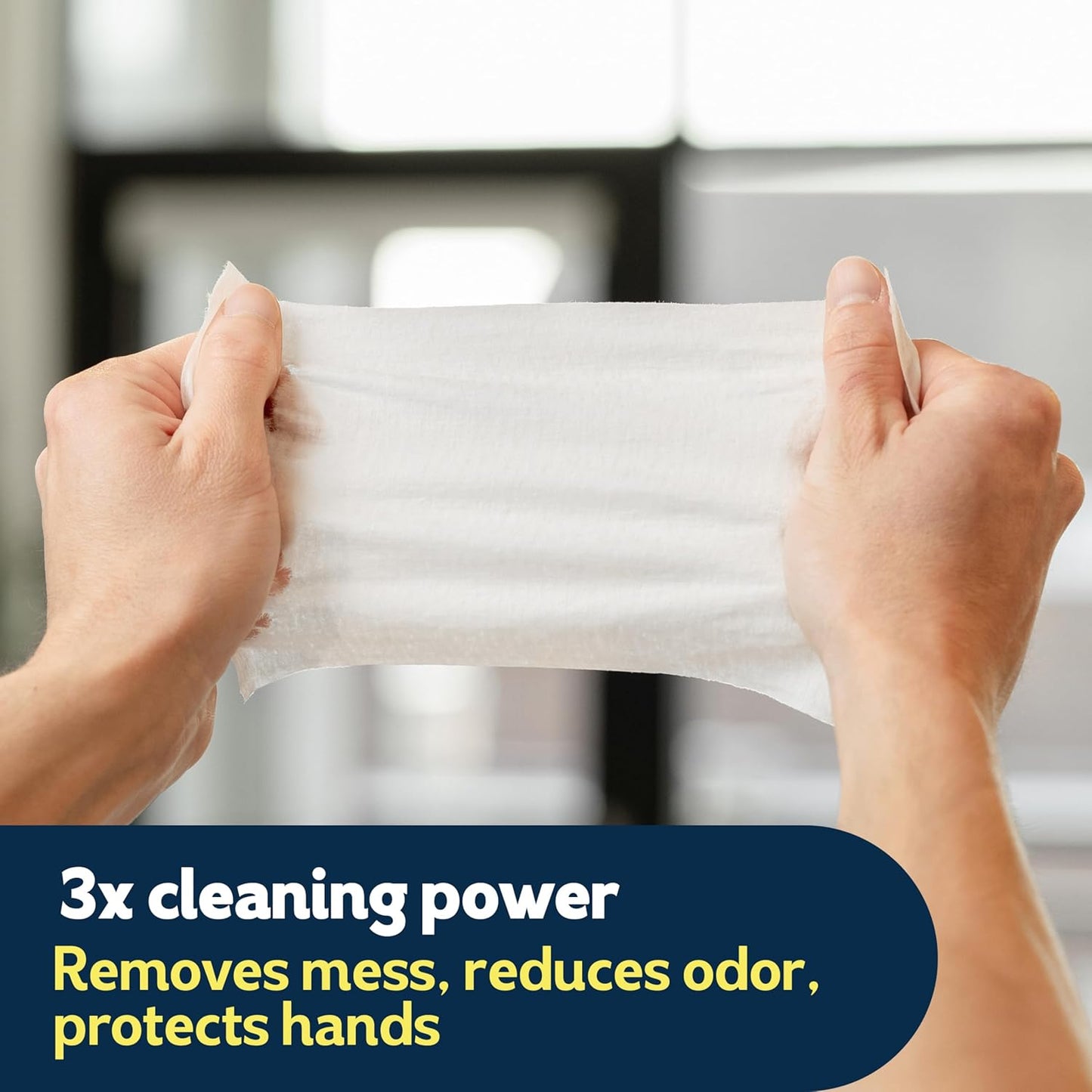 Cottonelle Fragrance Free Flushable Wet Wipes, Adult Wet Wipes, 2 Flip-Top Packs, 42 Wipes Per Pack