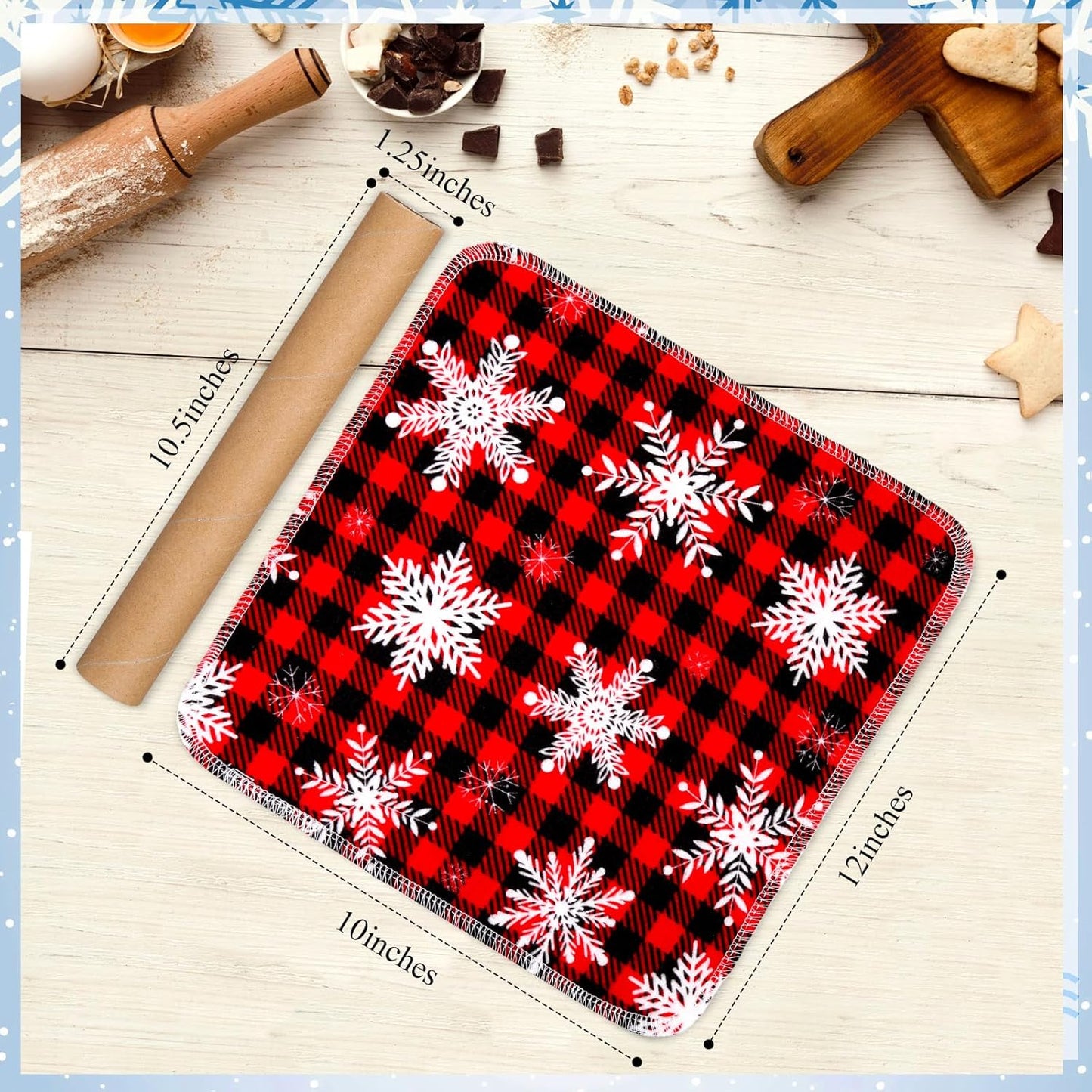 Redbaker 50 Pcs Reusable Paper Towels Paperless Reusable Cotton Cloths Toilet Absorbent Washable Paper Towels with Roll Kitchen Dishcloth for Kitchen Paperless Dishcloths(Stripe)