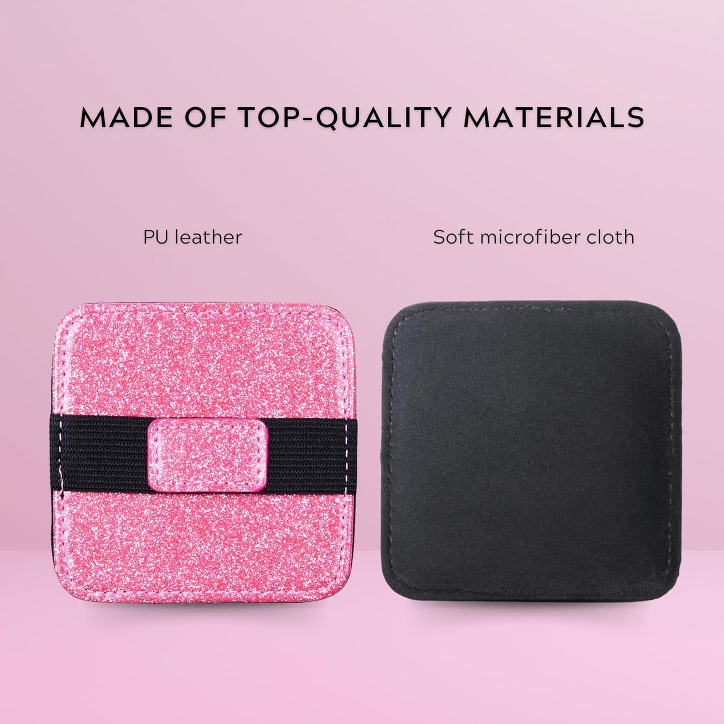Eco-Fused 6X Screen Cleaning Pads - Gliiter Floral Microfiber Cleaning Cloth Pads - Screen Cleaner Screen Wipes for Electronics - Glasses Cleaning Cloths - Tablets, Laptops, Tv, Smartphones