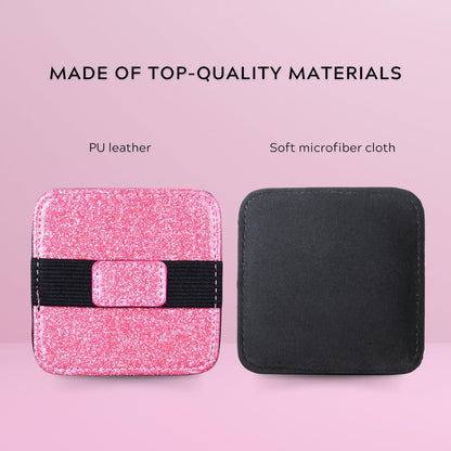 Eco-Fused 6X Screen Cleaning Pads - Gliiter Floral Microfiber Cleaning Cloth Pads - Screen Cleaner Screen Wipes for Electronics - Glasses Cleaning Cloths - Tablets, Laptops, Tv, Smartphones