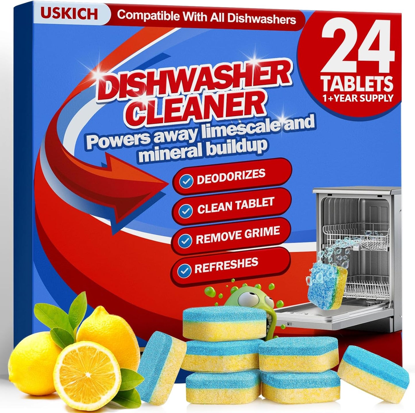 200 Count Dishwasher Pods, No Pre-Rinse Dishwasher Detergent Soap On Stain and Grease, Leaving a Virtually Spotless Shine,Dishwasher Detergent for Deep Cleaning