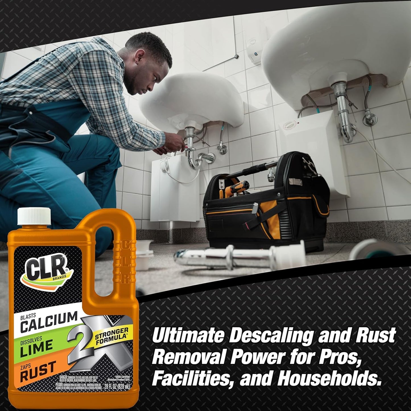CLR Brands 2X Calcium Lime and Rust Remover - 32 oz Trigger
